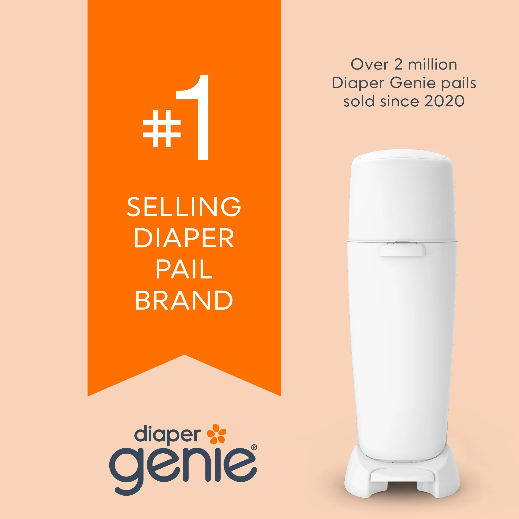 Diaper Genie® Clean Laundry Scent Pail Round Refill - Image 12