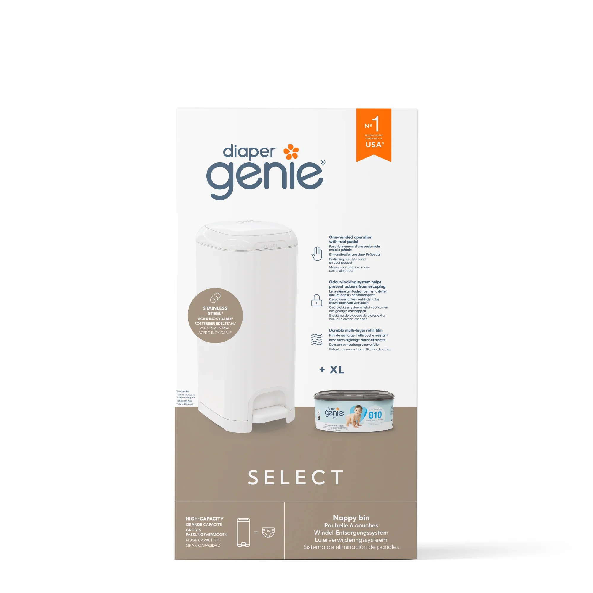 Diaper Genie® Select Nappy Bin System - Image 20
