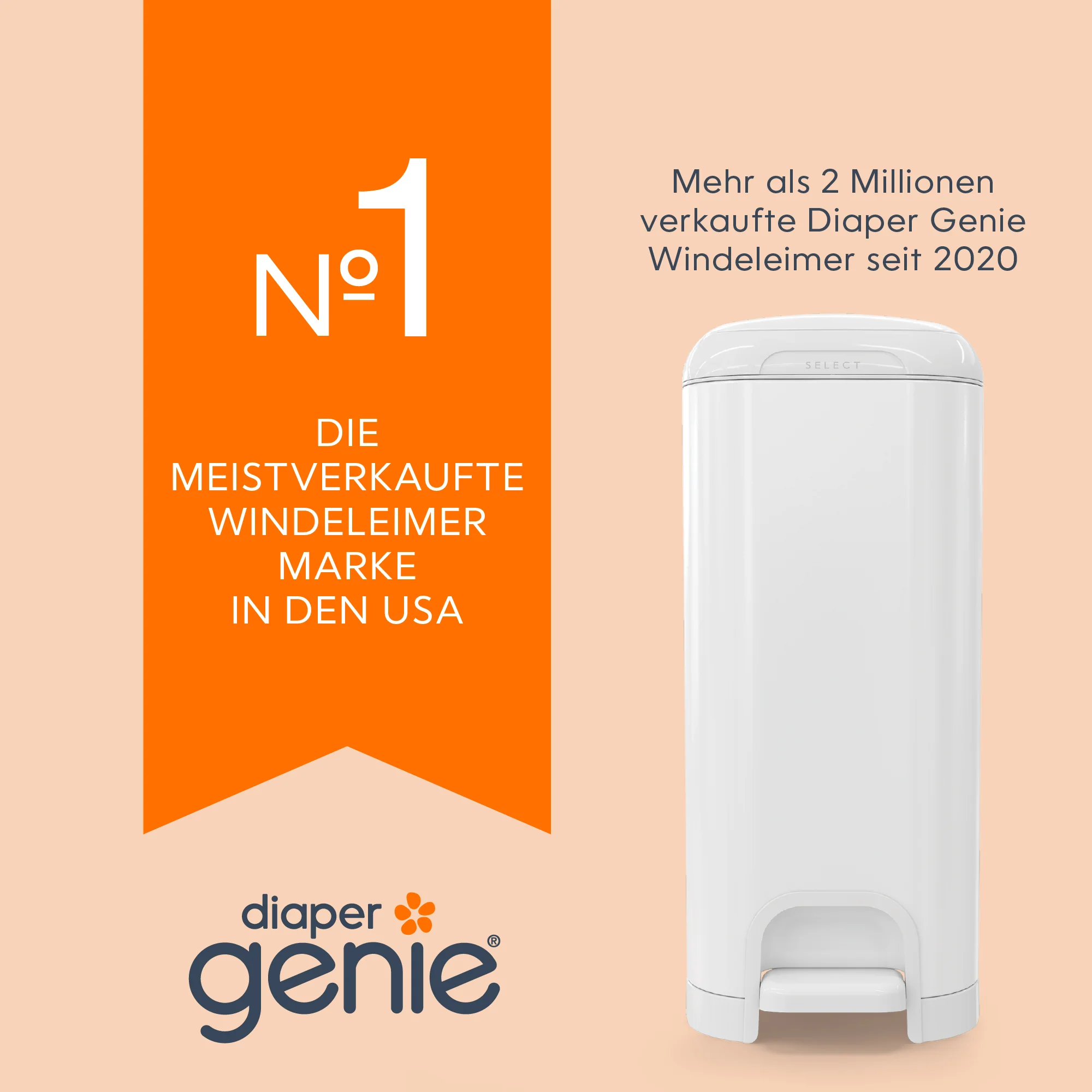 Diaper Genie® Select Nappy Bin System - Image 49