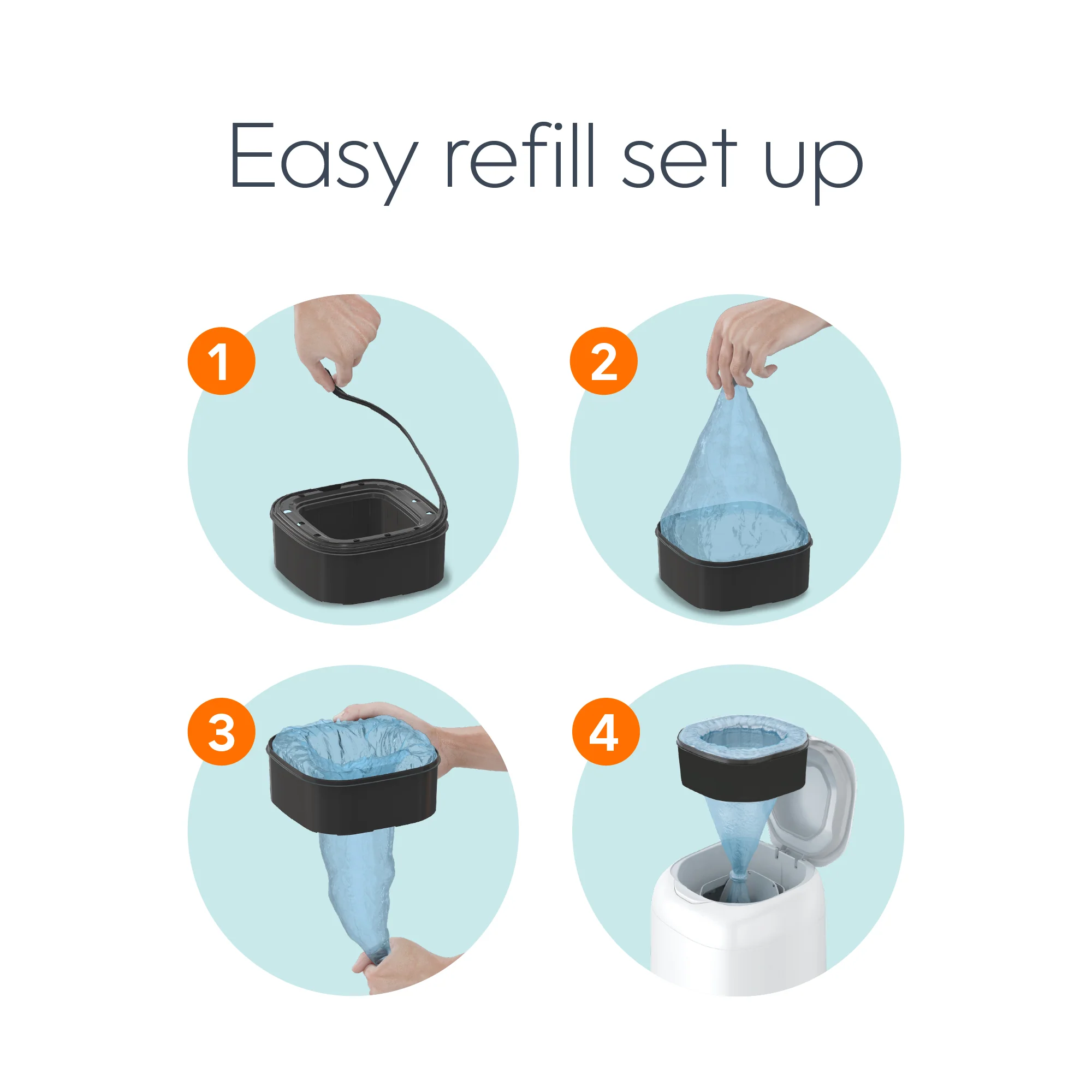 Diaper Genie® Jumbo Square Pail Refill - Image 8